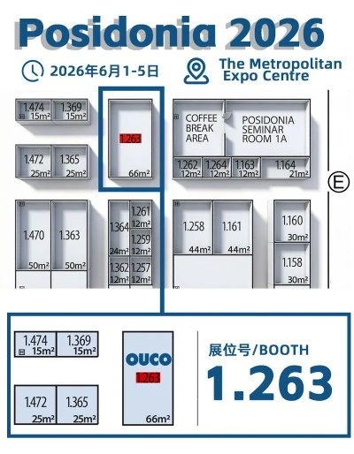 OUCO Posidonia Booth Location OUCO Posidonia Booth Location