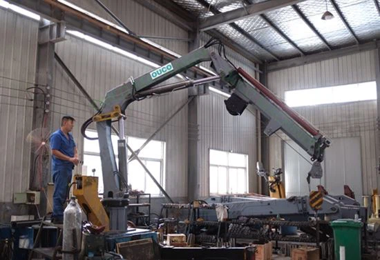 Mobile Knuckle Telescopic Boom Types Of Ships Crane Marine Deck Crane For Ship